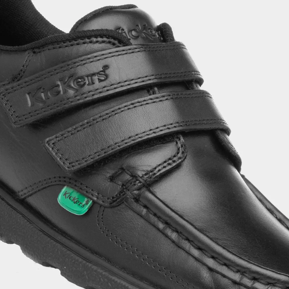 Kickers Fragma Boys Leather Black Shoe