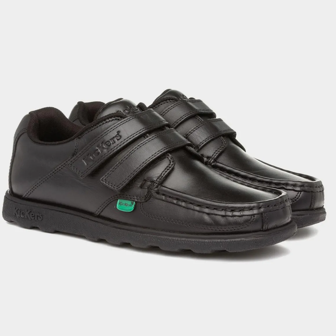 Kickers Fragma Boys Leather Black Shoe