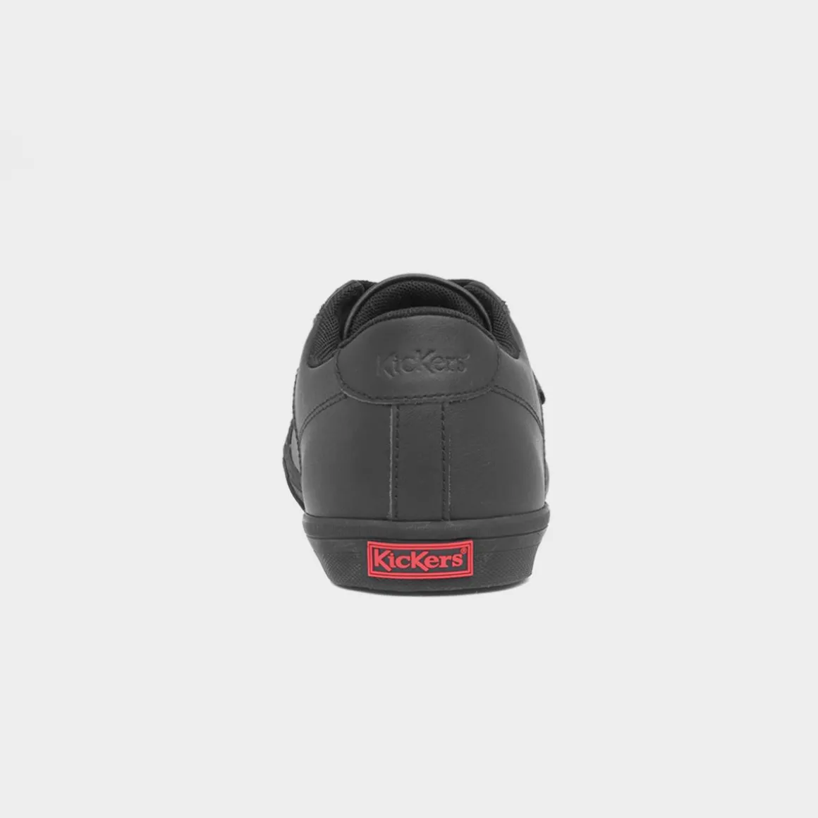 Kickers Kody Kids Black Leather School Shoe