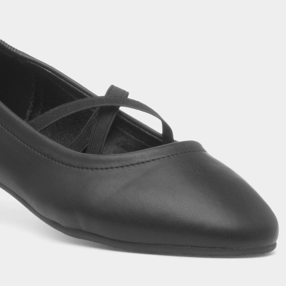 Krush Alina Womens Black Ballerina