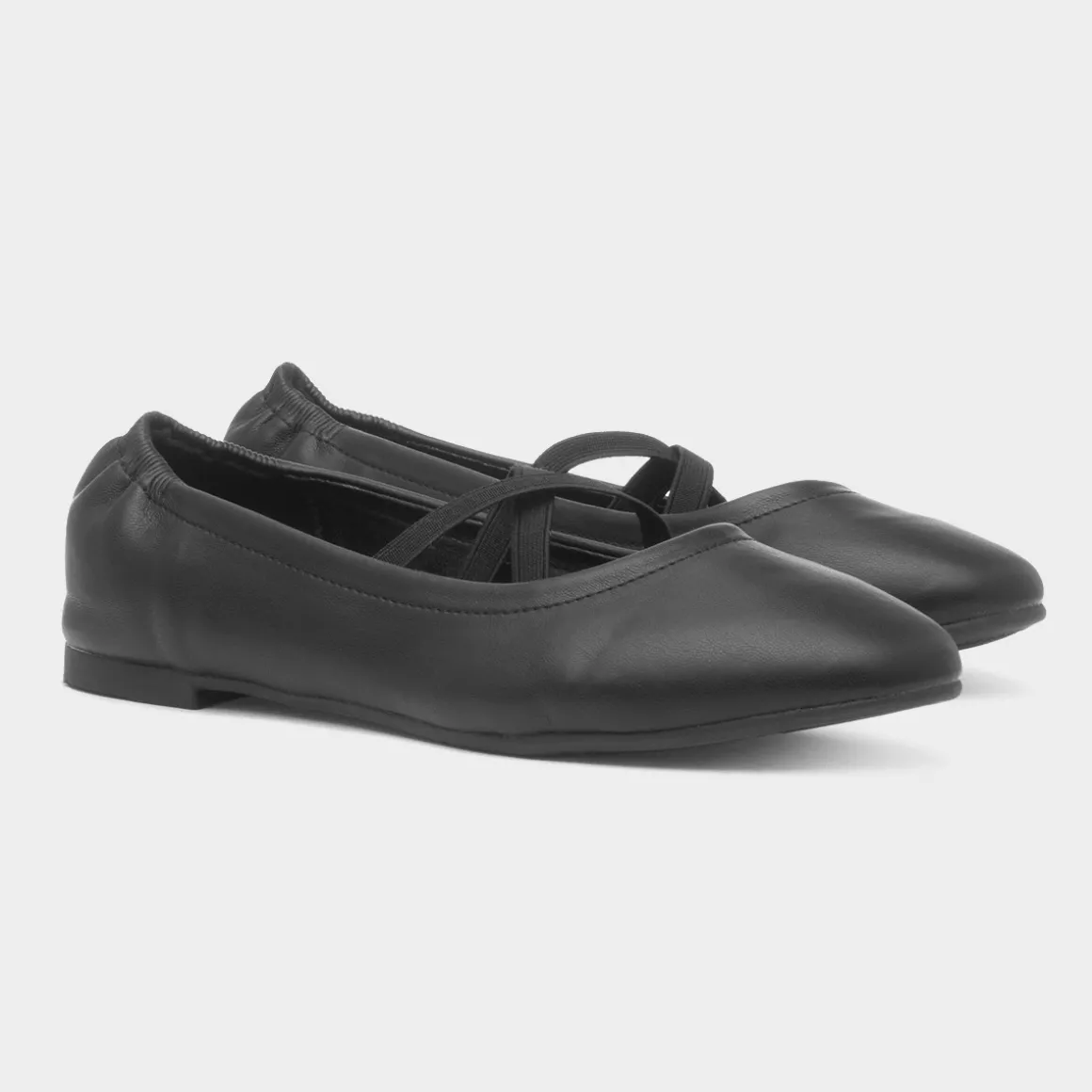 Krush Alina Womens Black Ballerina