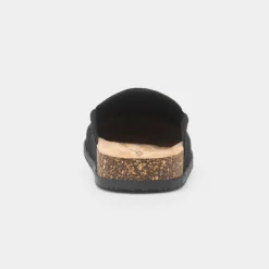 Krush Angela Womens Black Mule Sandal