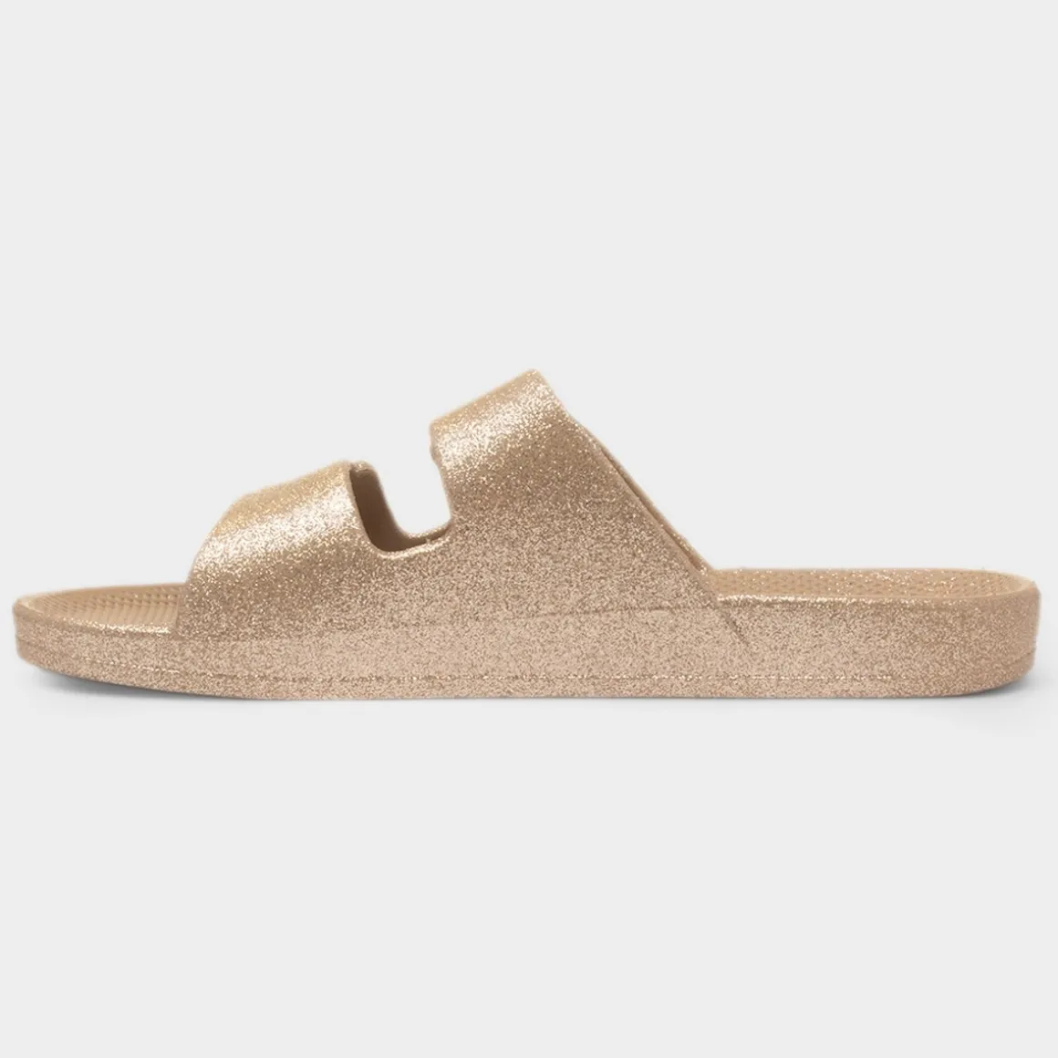 Krush Brooke Womens Gold Glitter Sandal