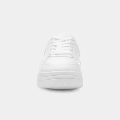 Krush Emily Womens White Lace Up Trainer