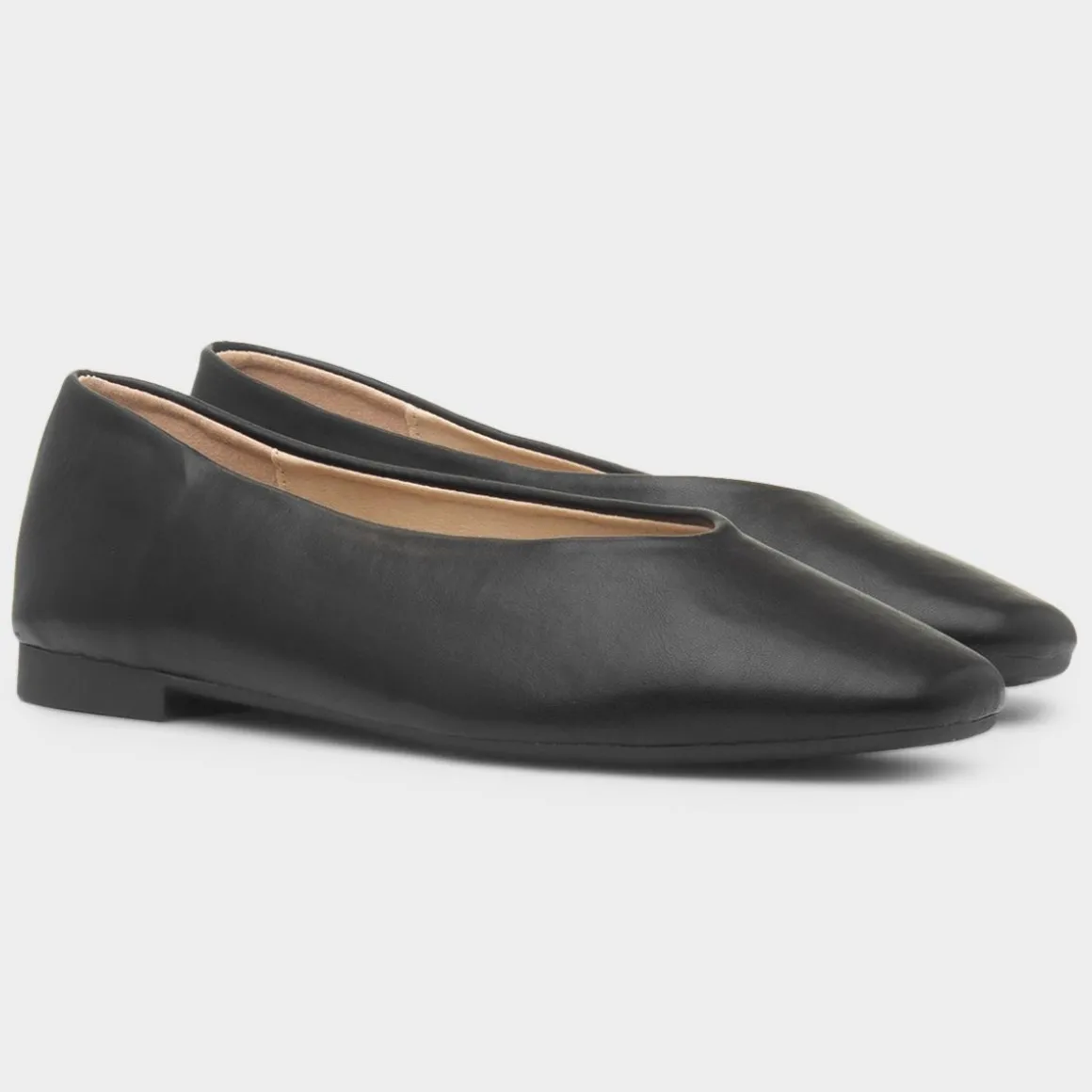 Krush Erin Womens Black Ballerina