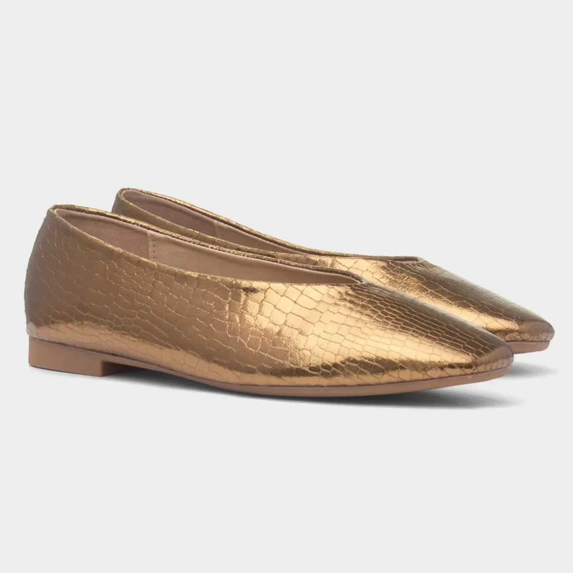Krush Erin Womens Bronze Ballerina