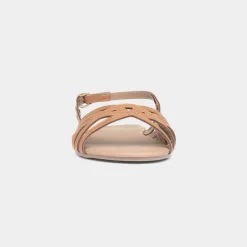 Krush Jeni Womens Tan Strappy Sandal