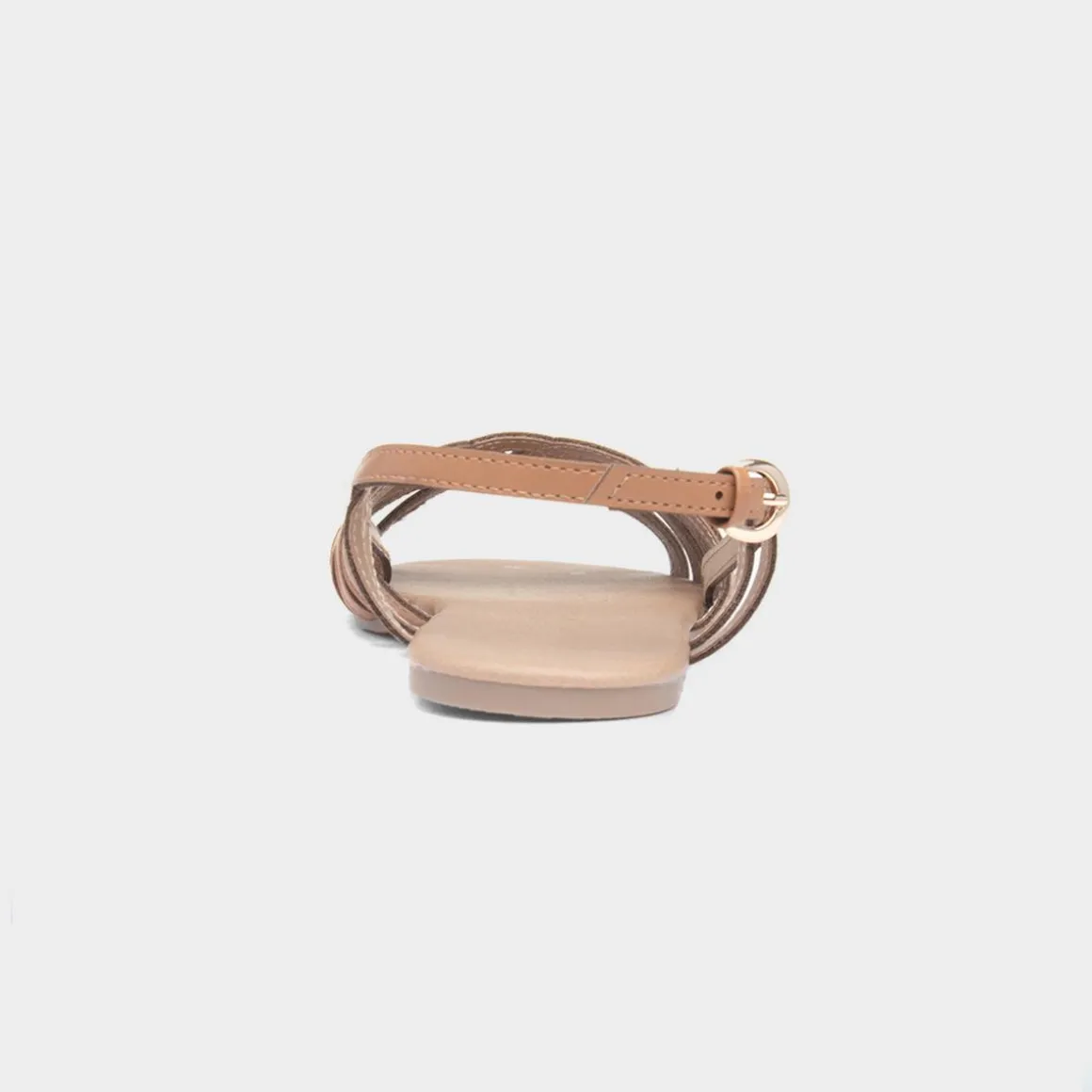Krush Jeni Womens Tan Strappy Sandal