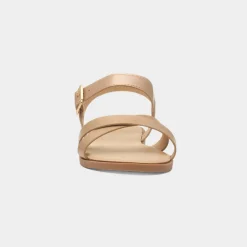 Krush Lottie Womens Rose Gold Wider Fit Sandal