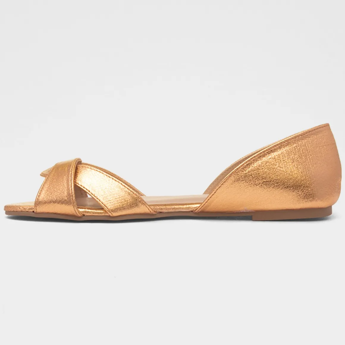 Krush Pam Womens Rose Gold Open Toe Shoe