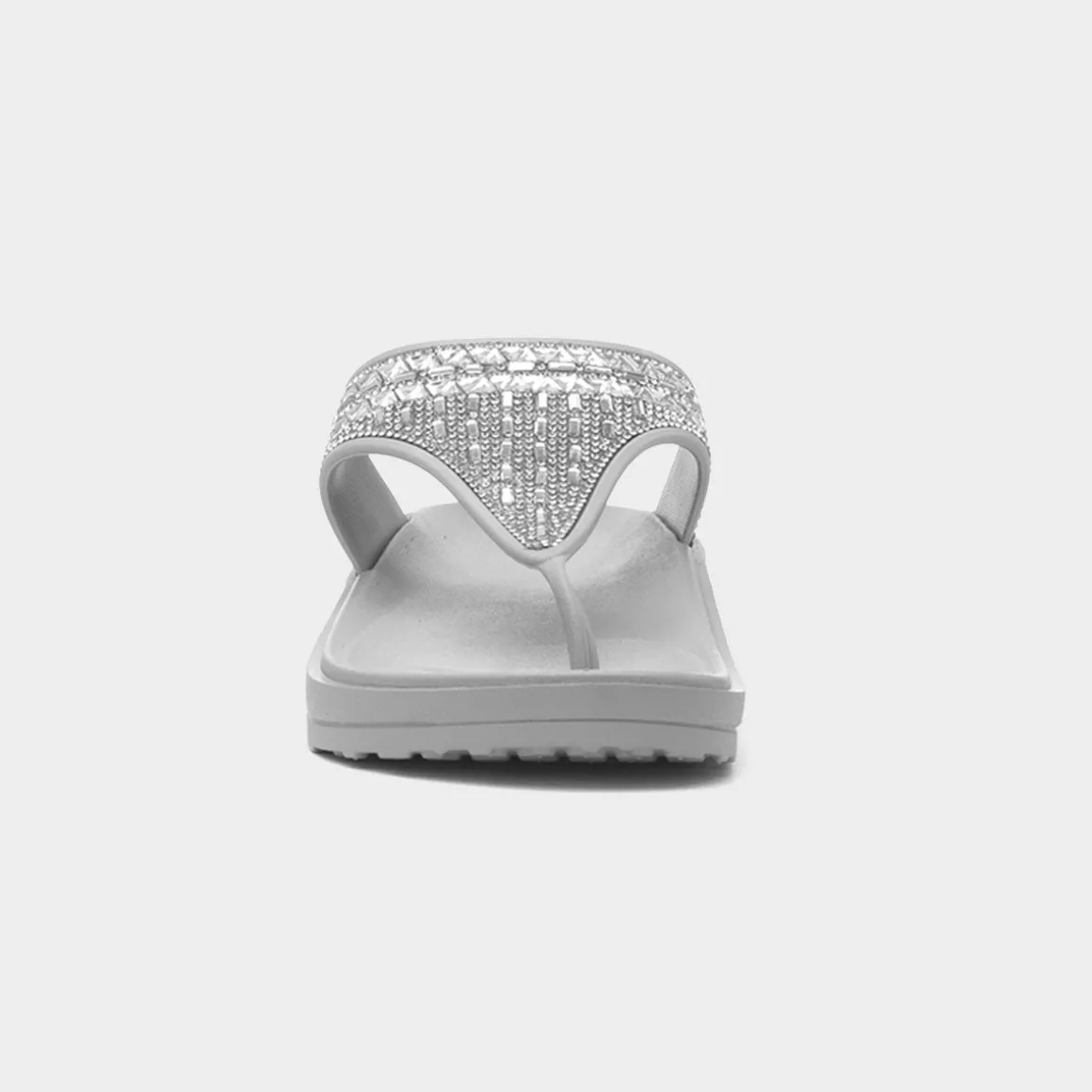 Krush Victoria Womens Grey Toe Post Sandal