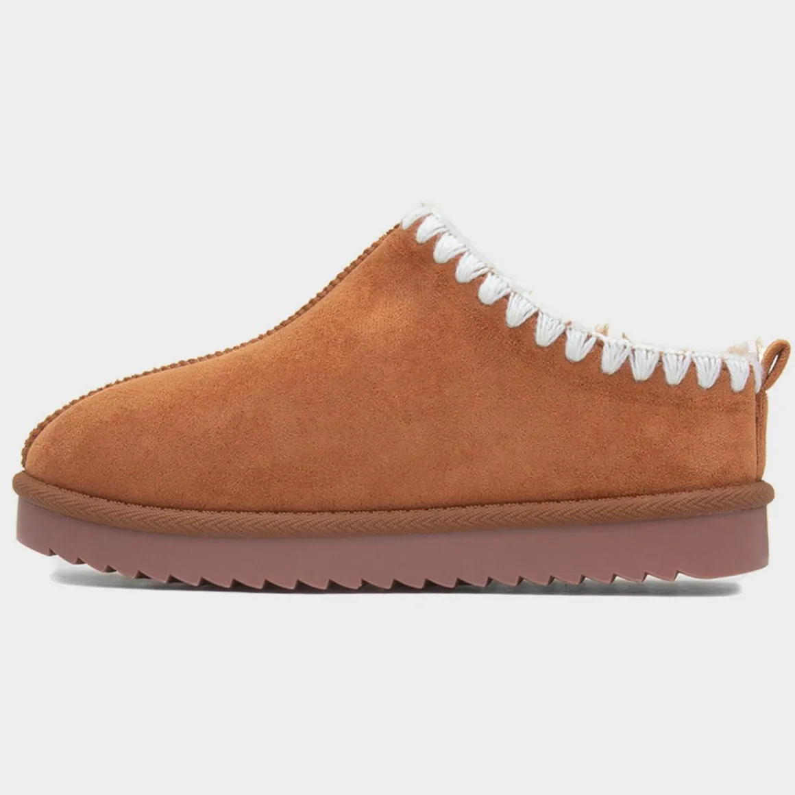 Krush Whip Stitch Womens Chestnut Slipper