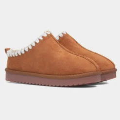 Krush Whip Stitch Womens Chestnut Slipper