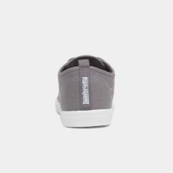 Lambretta Spike Mens Grey Canvas Shoe