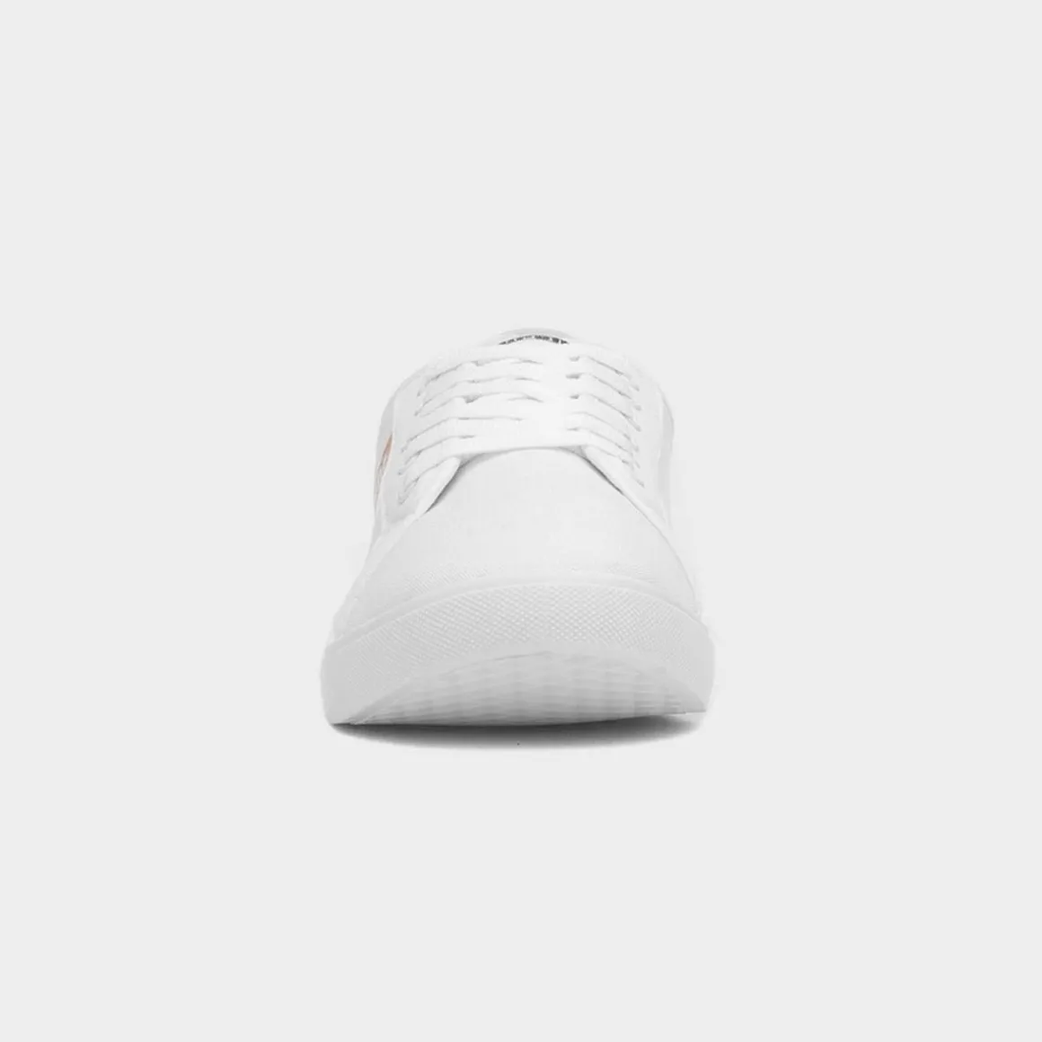 Lambretta Spike Mens White Canvas Shoe