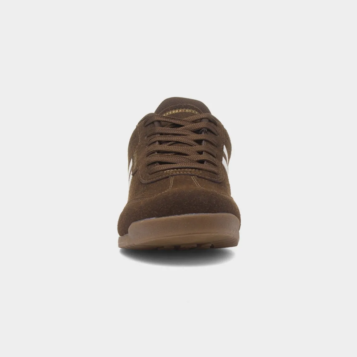 Lambretta Tackle Mens Chocolate Lace Up Trainer