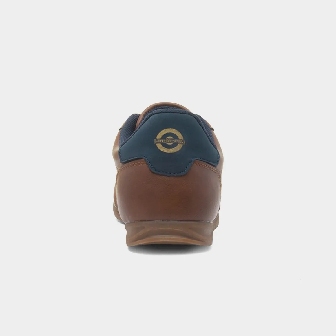 Lambretta Tackle Mens Tan Lace Up Trainer