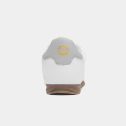 Lambretta Tackle Mens White Trainer