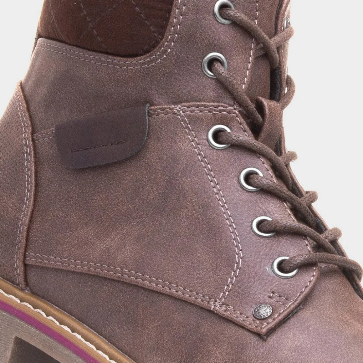 Lilley & Skinner Alberta Womens Brown Lace Up Boot