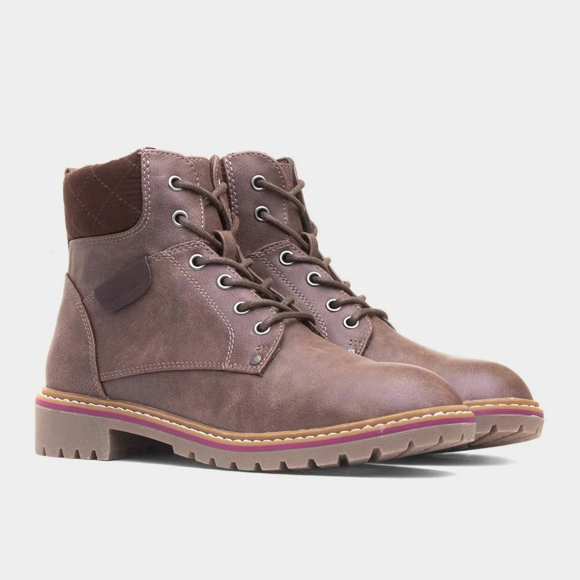 Lilley & Skinner Alberta Womens Brown Lace Up Boot