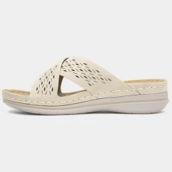Lilley & Skinner Antigua Womens Beige Mule Sandal