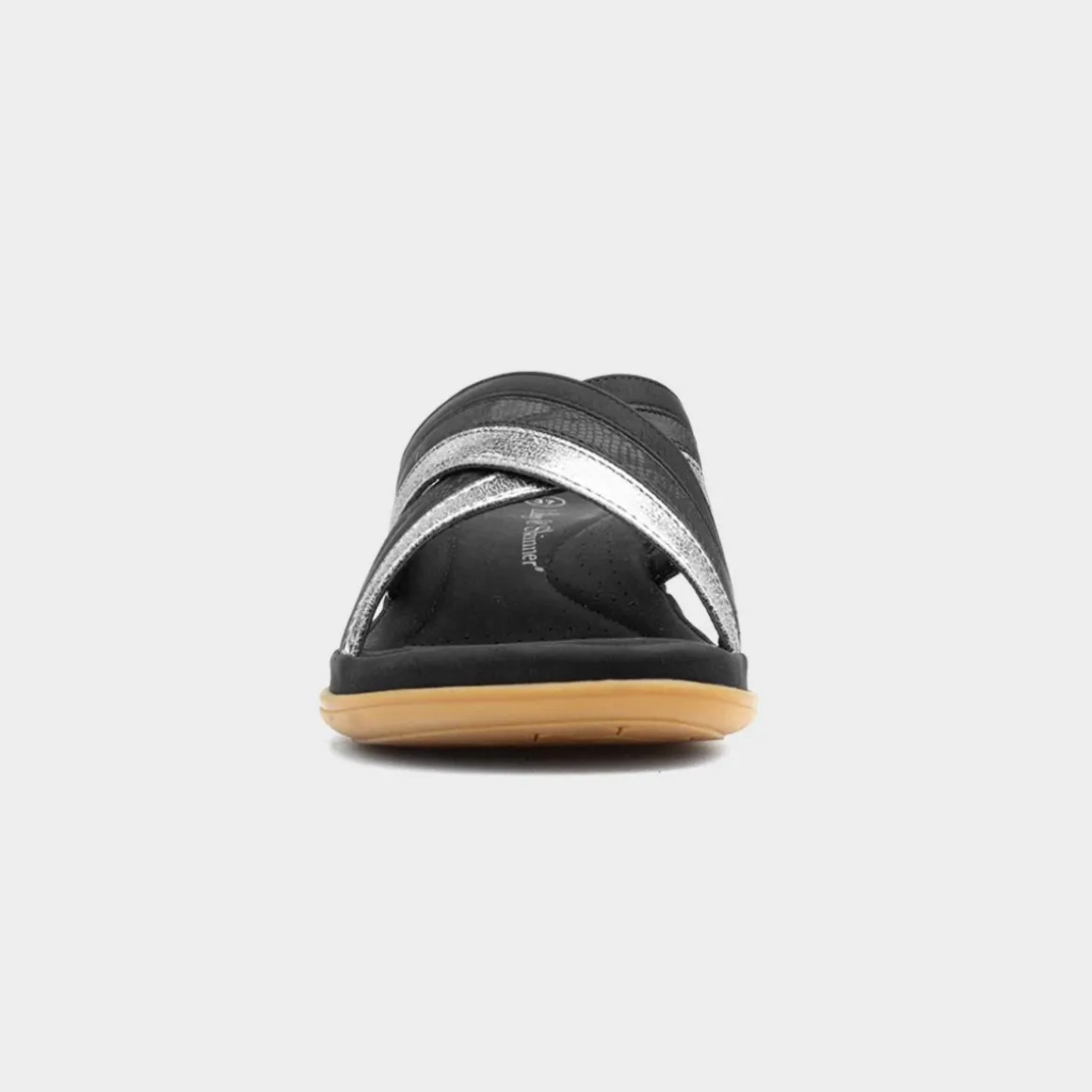 Lilley & Skinner Caicos Womens Black Mule Sandal
