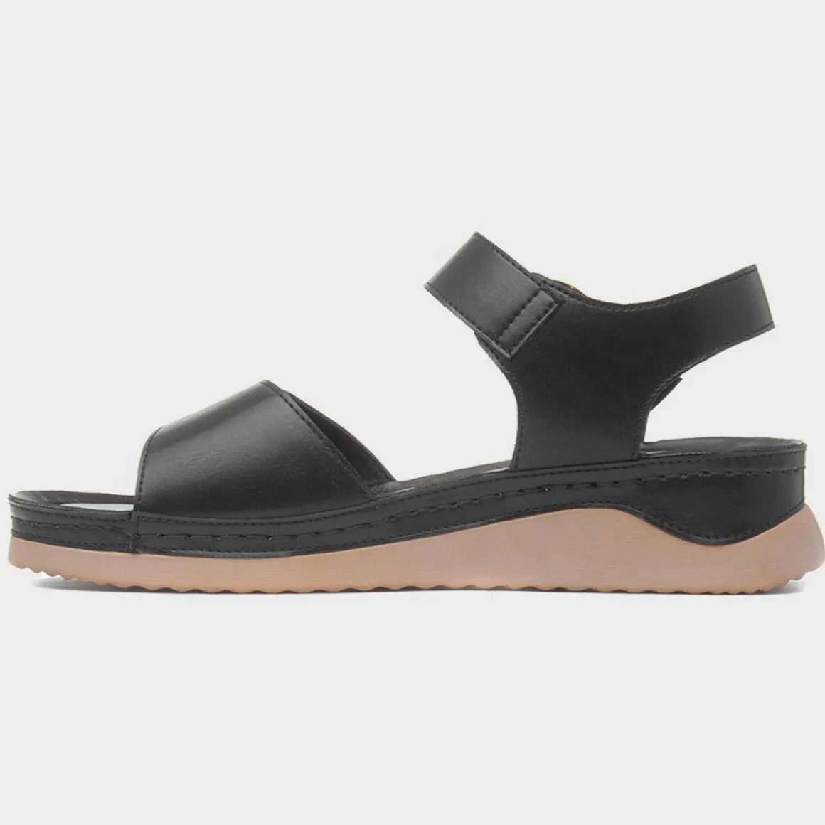 Lilley & Skinner Corsica Womens Black Wedge Sandal