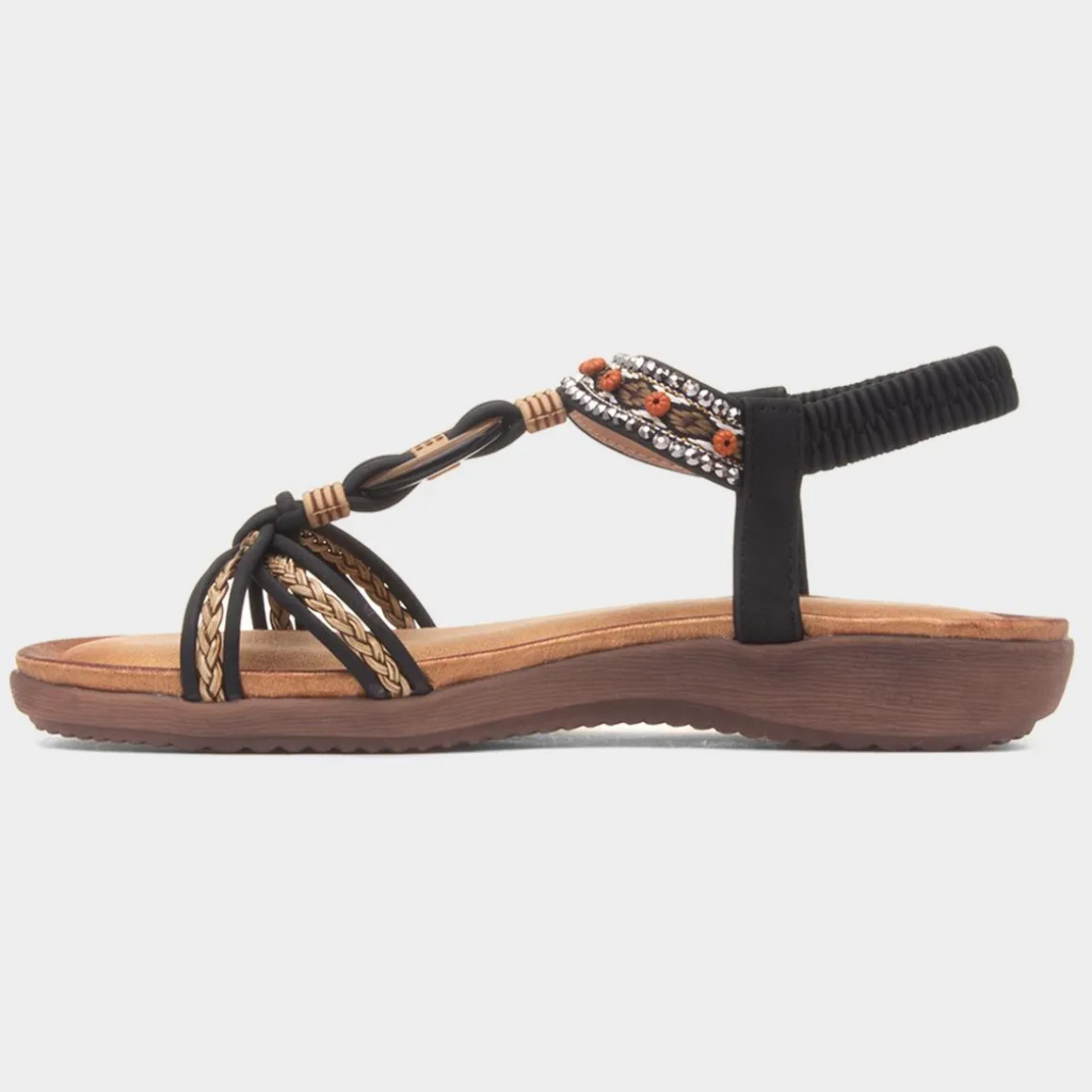 Lilley & Skinner Grenada Womens Black Sandal