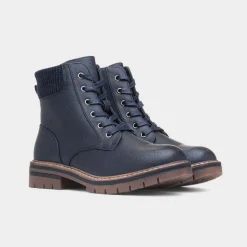 Lilley & Skinner Iceland Womens Navy Ankle Boot