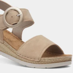 Lilley & Skinner Monza Womens Beige Wedge Sandal