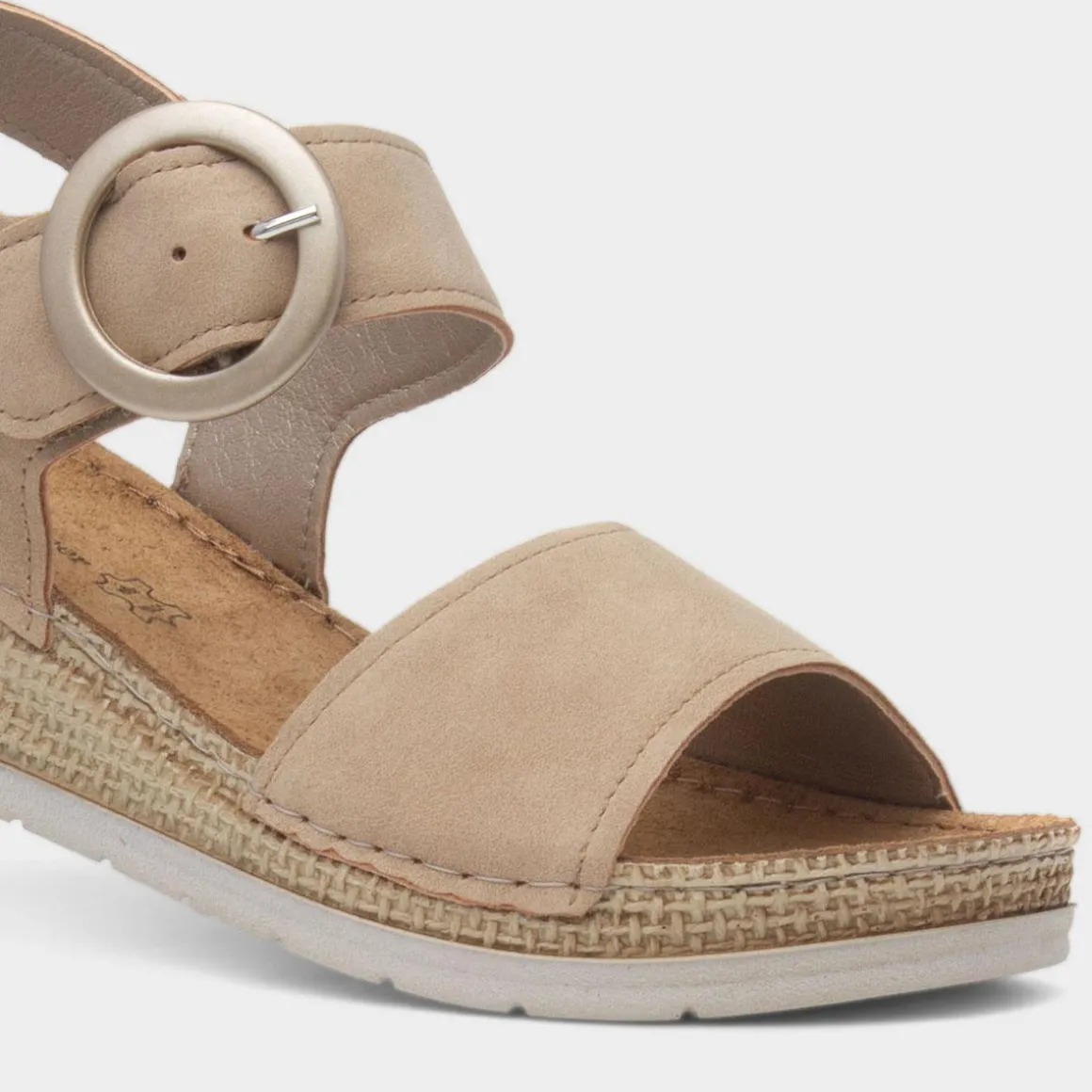 Lilley & Skinner Monza Womens Beige Wedge Sandal