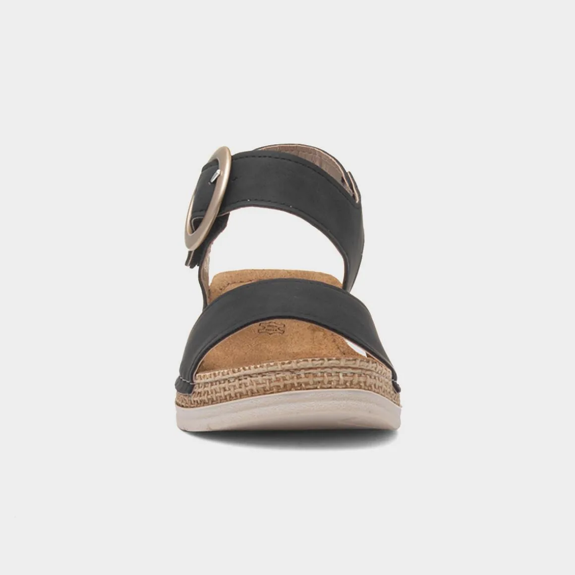 Lilley & Skinner Monza Womens Black Wedge Sandal