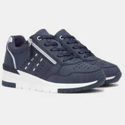 Lilley & Skinner Oval Womens Navy Casual Trainer