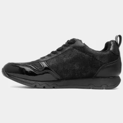 Lilley & Skinner Race Womens Black Lace Up Trainer