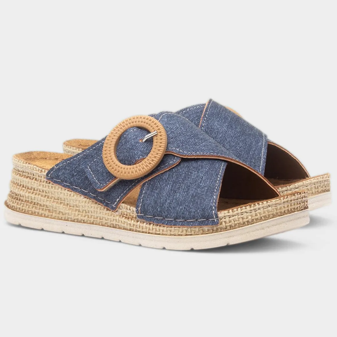Lilley & Skinner San Marino Womens Blue Sandal