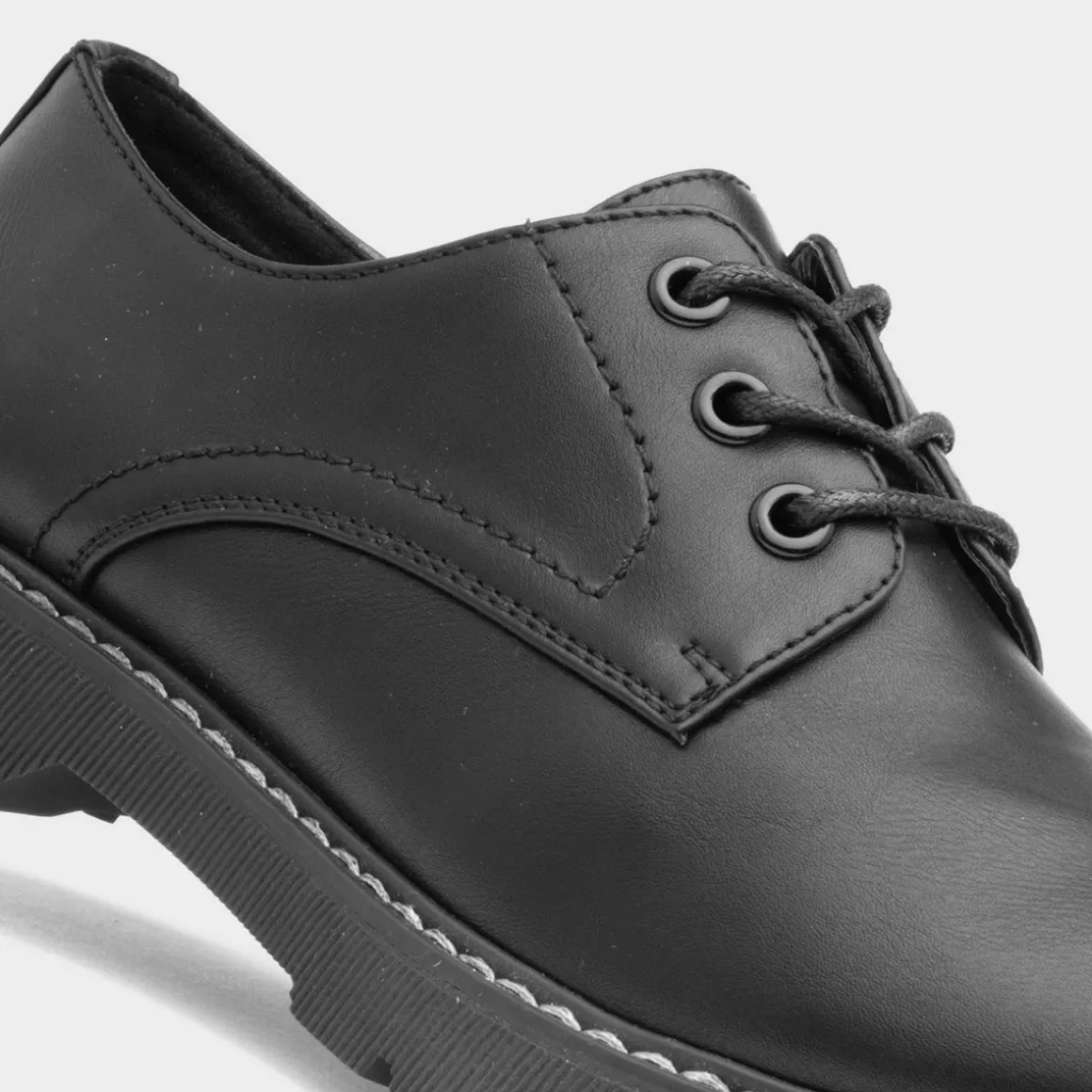 Lilley Adora Womens Black Lace Up Shoe