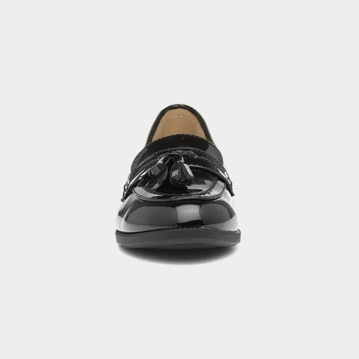 Lilley Anais Womens Black Patent Loafer