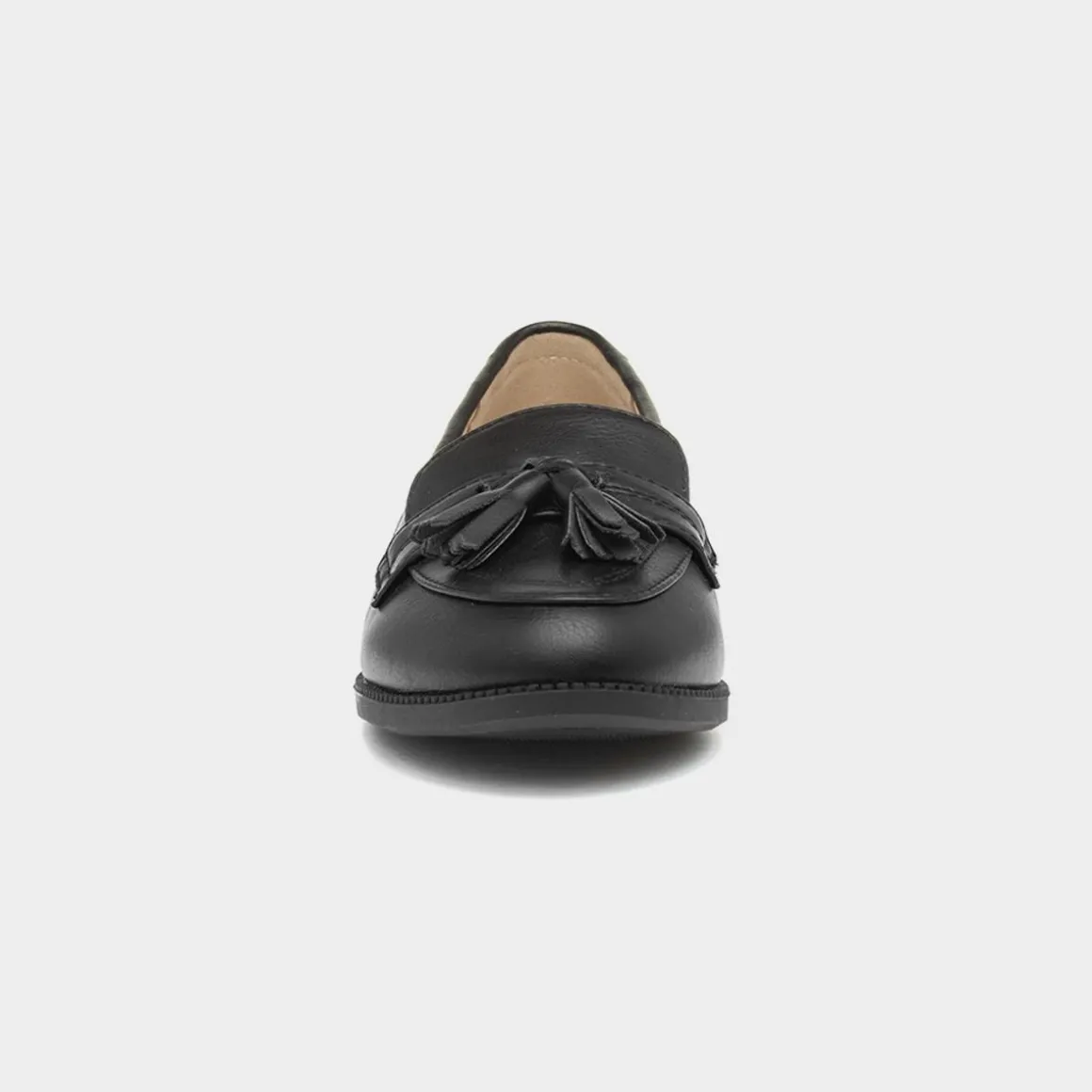Lilley Anais Womens Black Matte Loafer
