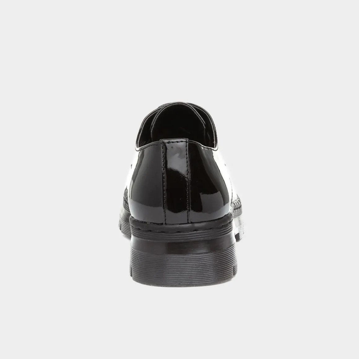 Lilley Ashley Womens Black Patent Lace Up Shoe