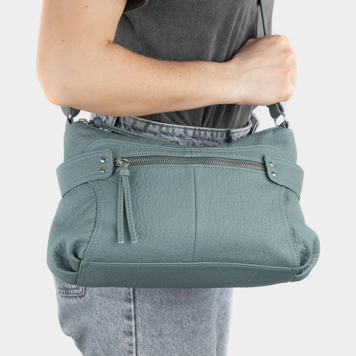 Lilley Camila Blue Cross Body Handbag