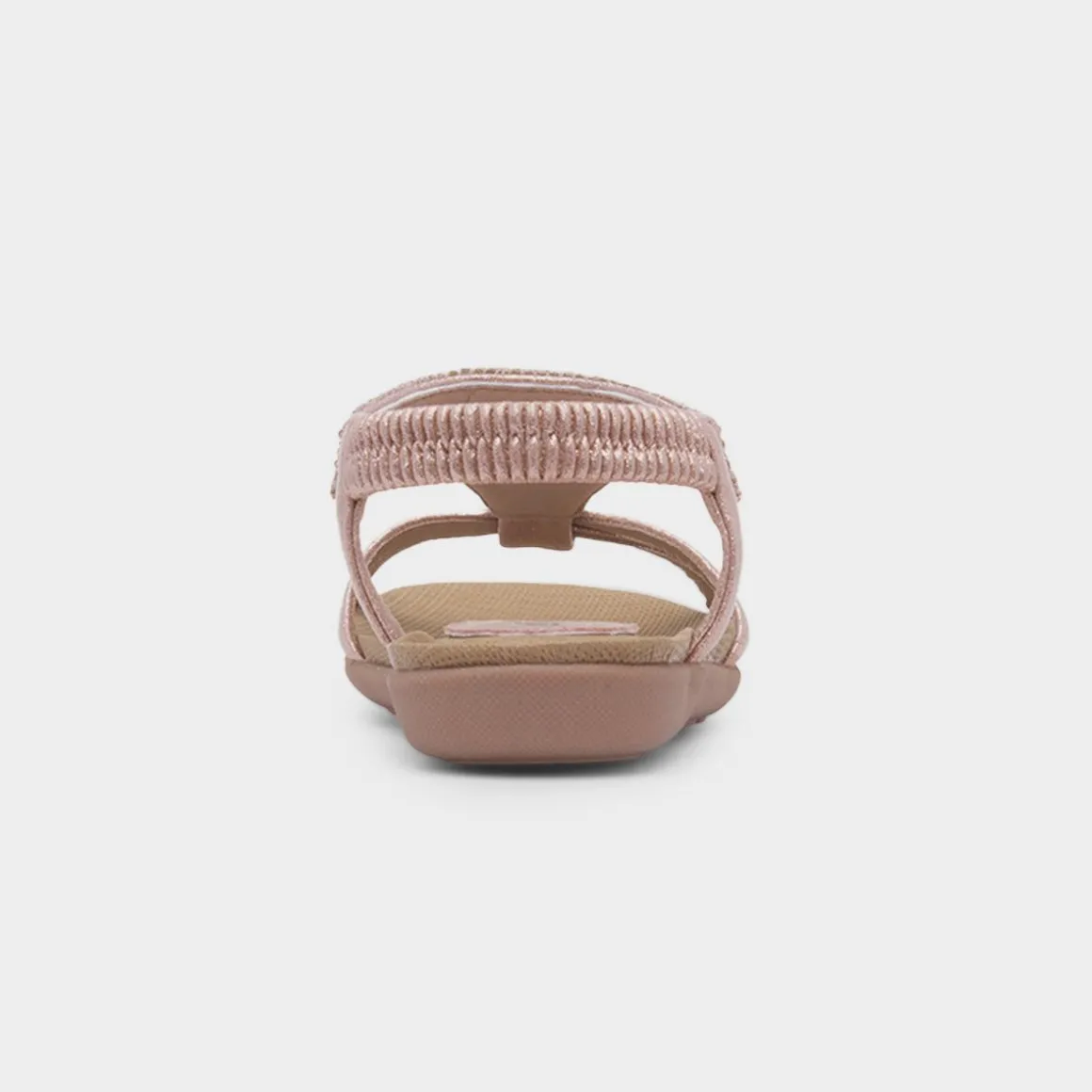 Lilley Candace Girls Rose Gold Diamante Sandal
