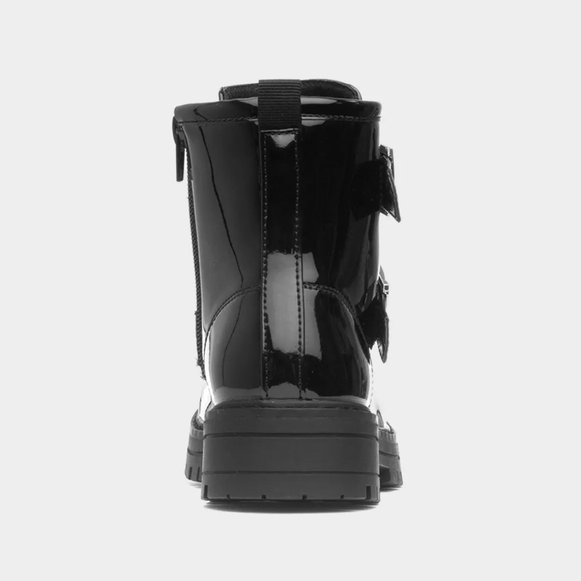 Lilley Chaz Girls Black Patent Ankle Boot