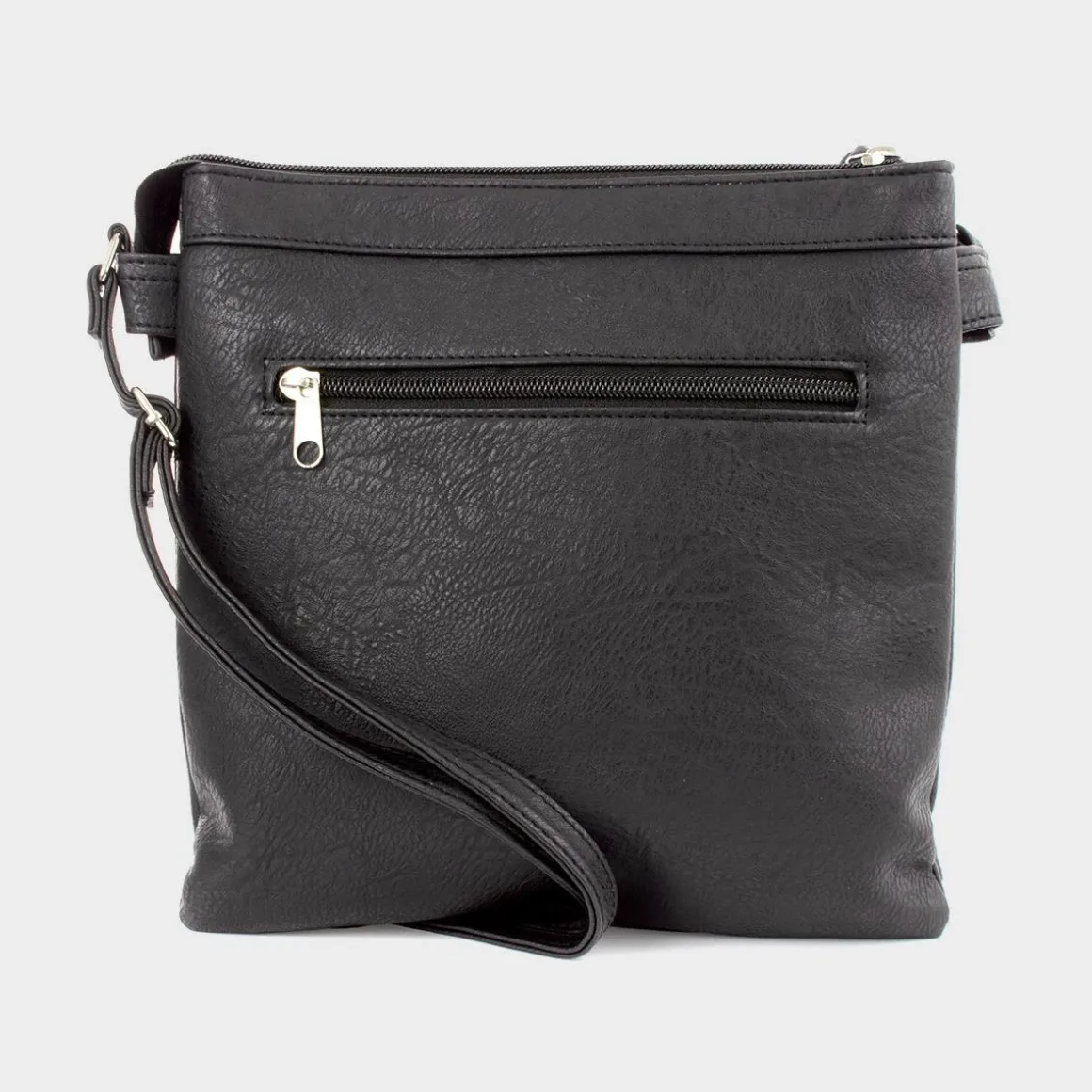 Lilley Connie Black Zip Detail Handbag