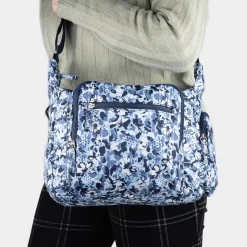 Lilley Cromer Womens Floral Blue Cross Body Bag