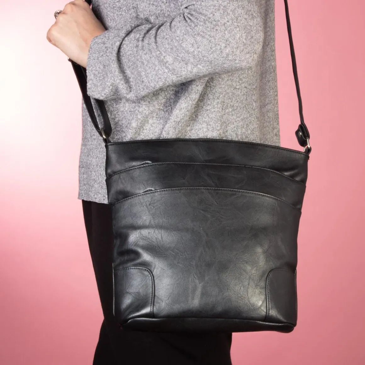 Lilley Cynthia Black Cross Body Bag