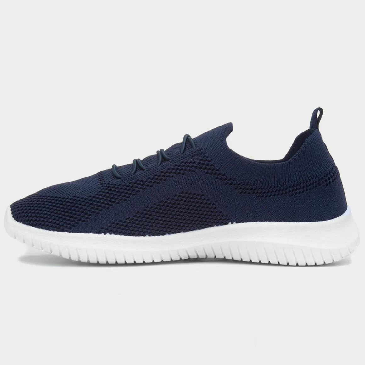 Lilley Darcy Womens Navy Knitted Casual Shoe