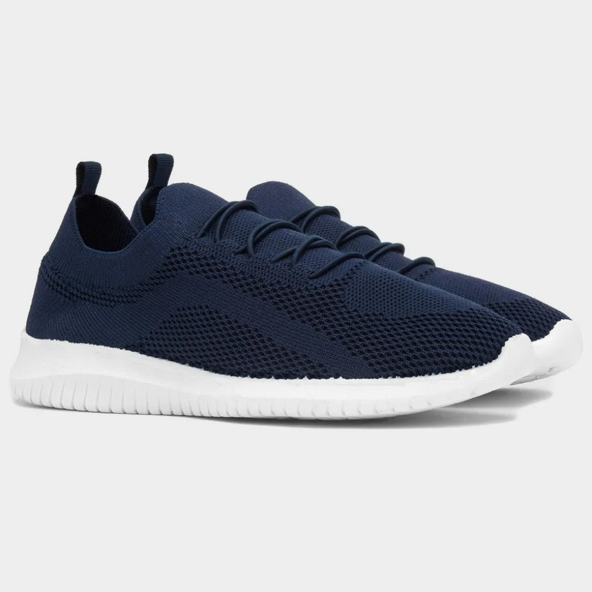 Lilley Darcy Womens Navy Knitted Casual Shoe