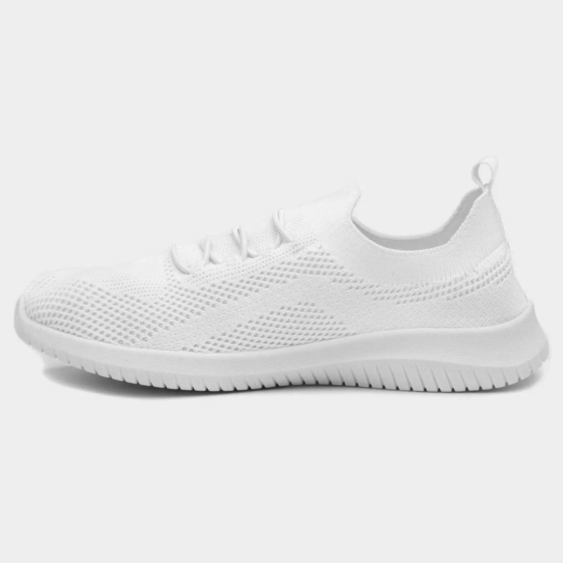 Lilley Darcy Womens White Slip On Casual Shoe
