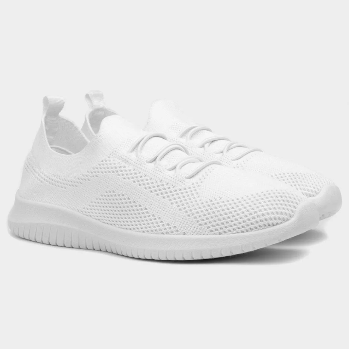 Lilley Darcy Womens White Slip On Casual Shoe