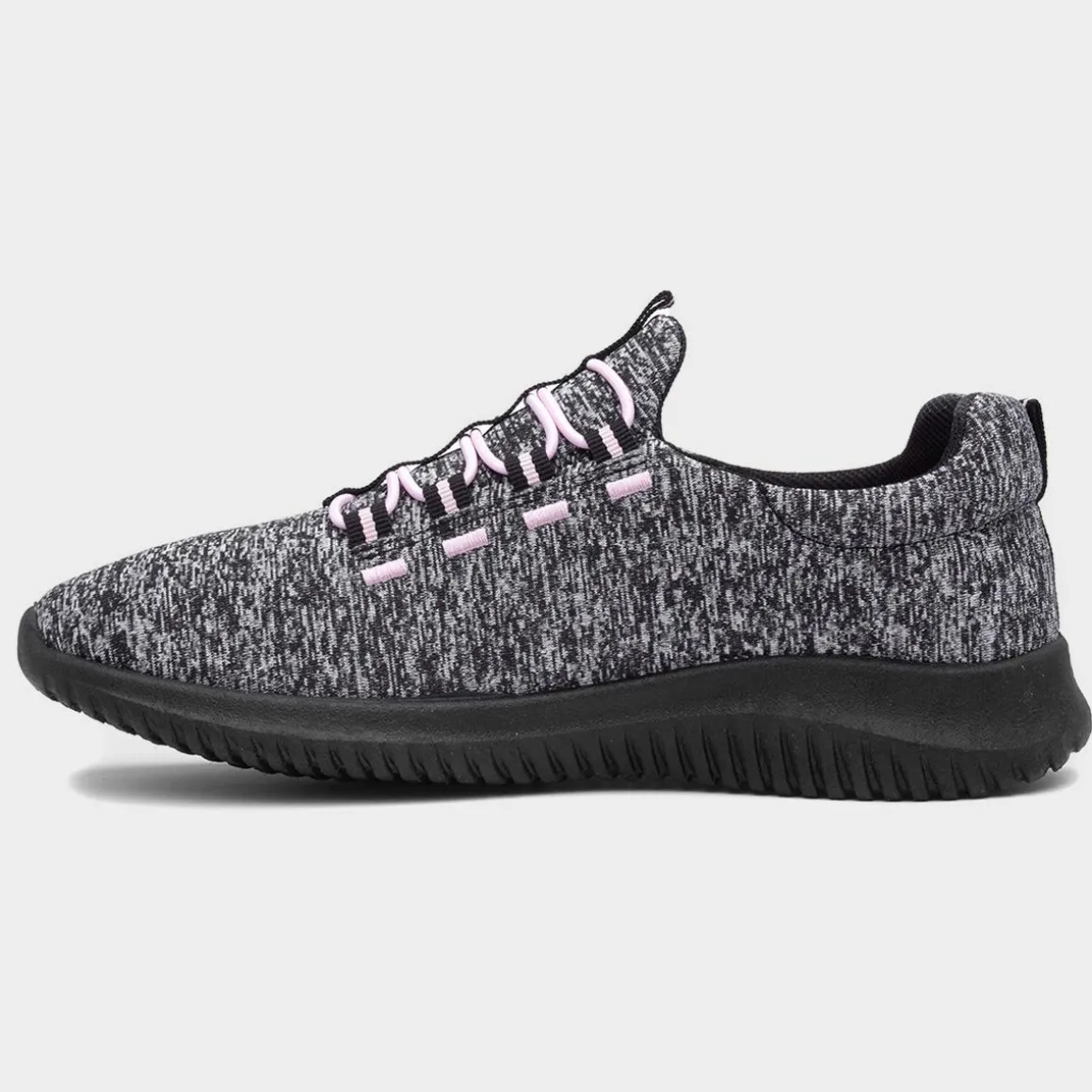 Lilley Darla Womens Black and Grey Marl Casual